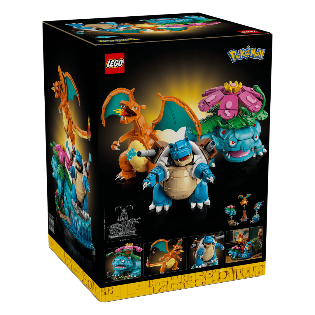 LEGO Florizarre, Dracaufeu & Tortank – Évolutions Finales (72153)