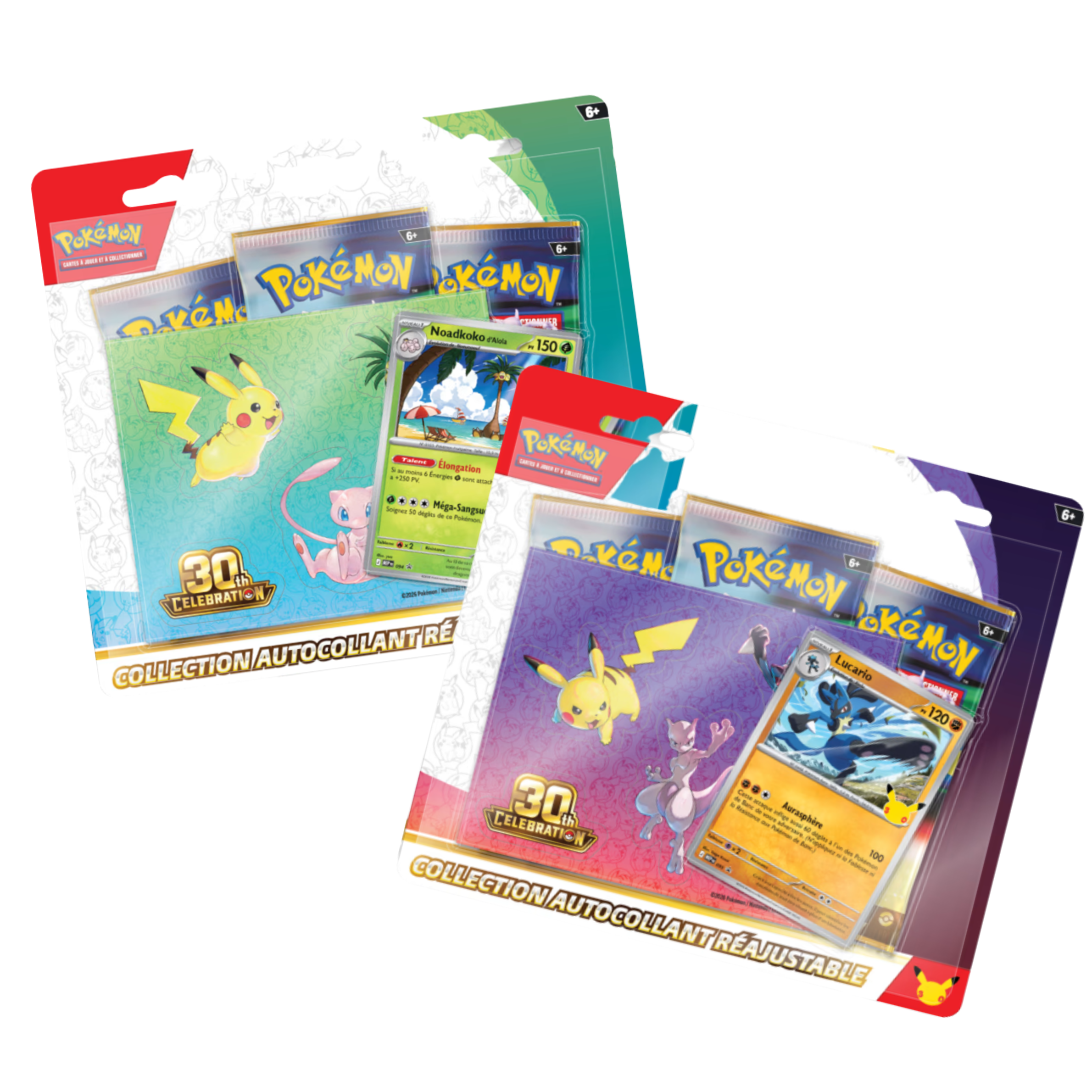 Tripack  Lucario/Noadkoko (Aléatoire)